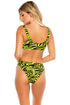 Luli Fama Fierce Call High Leg Tie Front Bottom